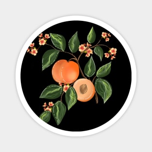 Peach pattern 6 Magnet